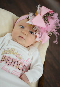 Daddy's Princess Has Arrived Embroidered Newborn Gown