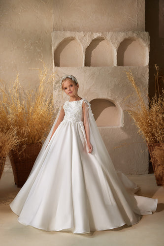 Estella Bow Communion Dress