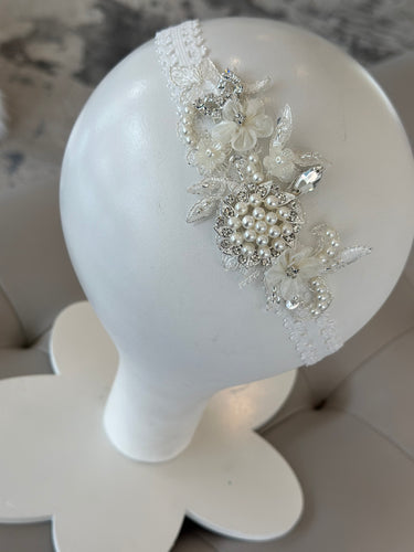 Princessa Baby Girl Christening Headband