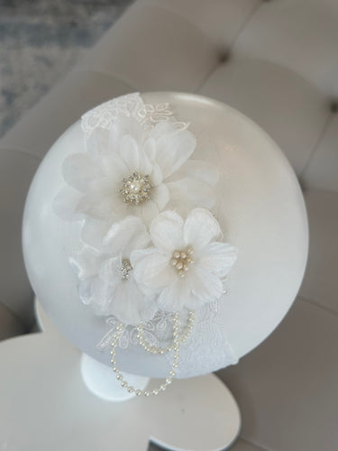 Sofia Baby Girl Christening Headband