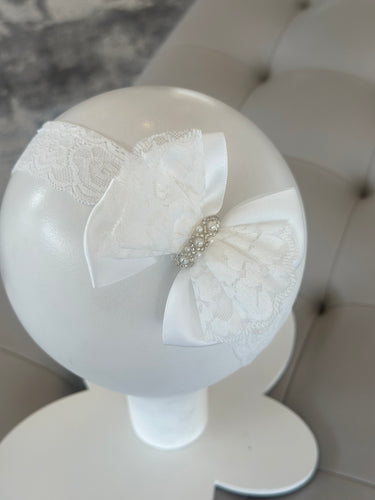 Layla Baby Girl Christening Headband