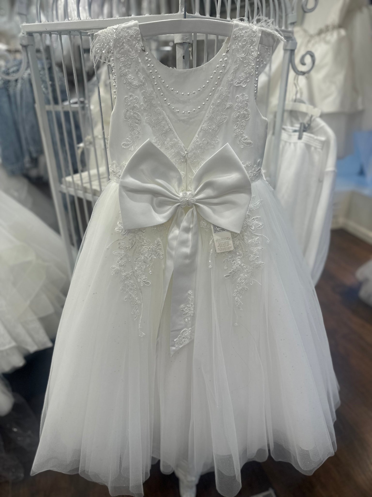 Princess Daliana Flower Girl Dress D24187 - Main Image