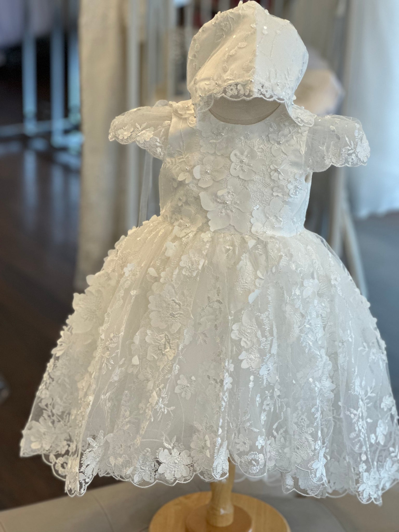 Y2070U -1 High Low Short Christening Dress Tutu Spoiled Y2070U -1 High Low Short Christening Dress Tutu Spoiled