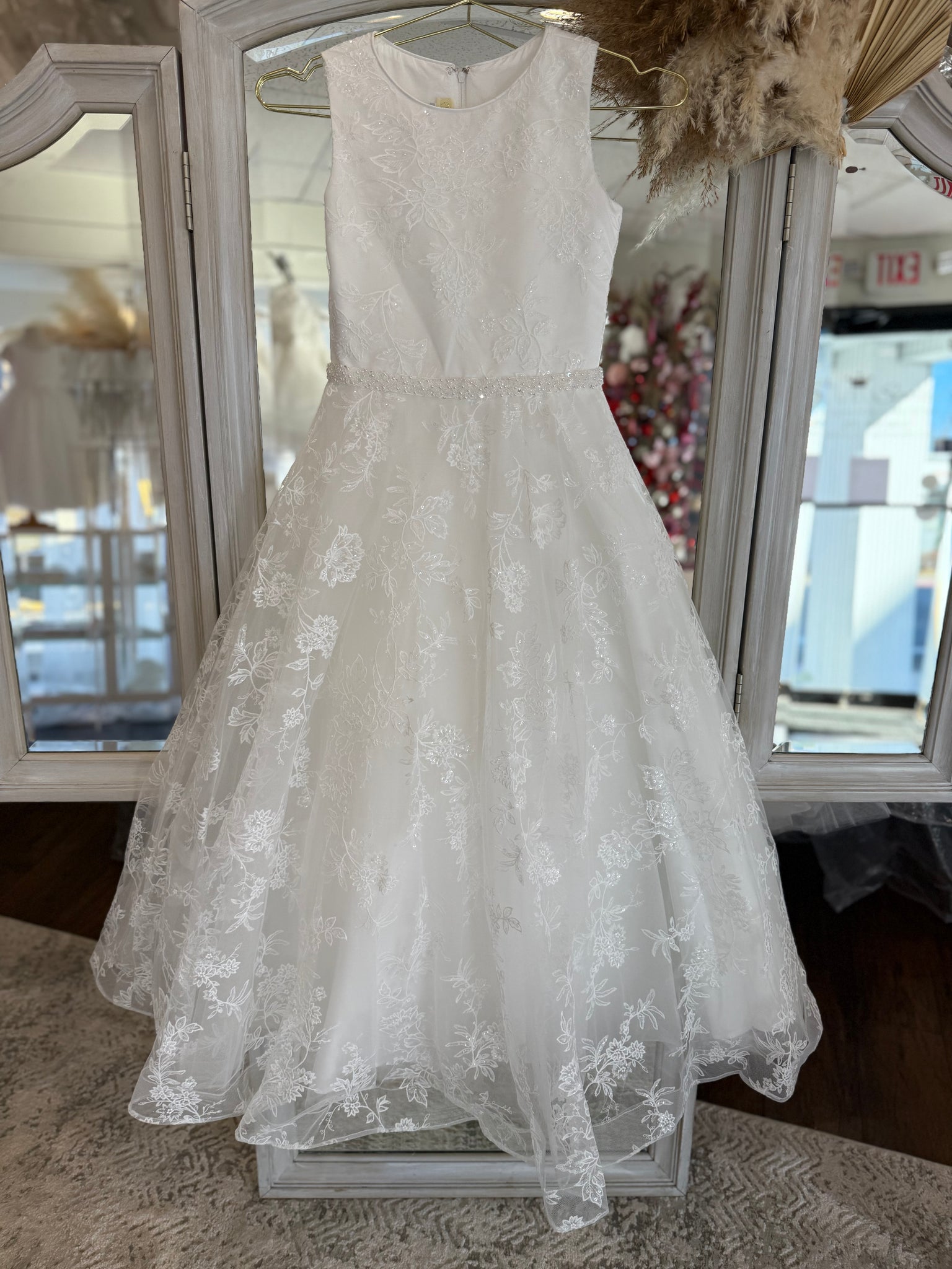 19423 Macis Communion Dress OFF WHITE Size 5 – Tutu Spoiled
