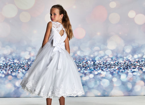 124405 Joan Calabrese Flower Girl / Communion Dress Size IN STOCK NOW SIZE 6