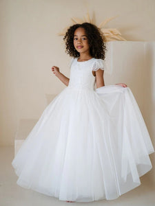 SK11 Teter Warm Flower Girl/ Communion Dress