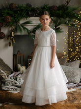 SK26 Teter Warm Flower Girl/ Communion Dress