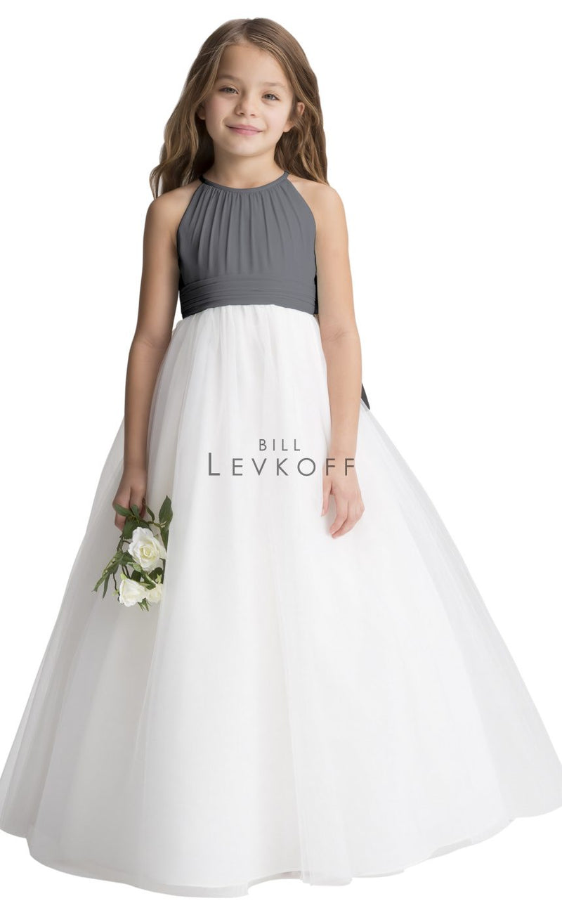 Pewter flower girl clearance dresses