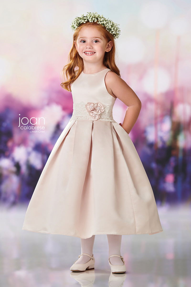 218356 Joan Calabrese Blush Flower Girl Dress