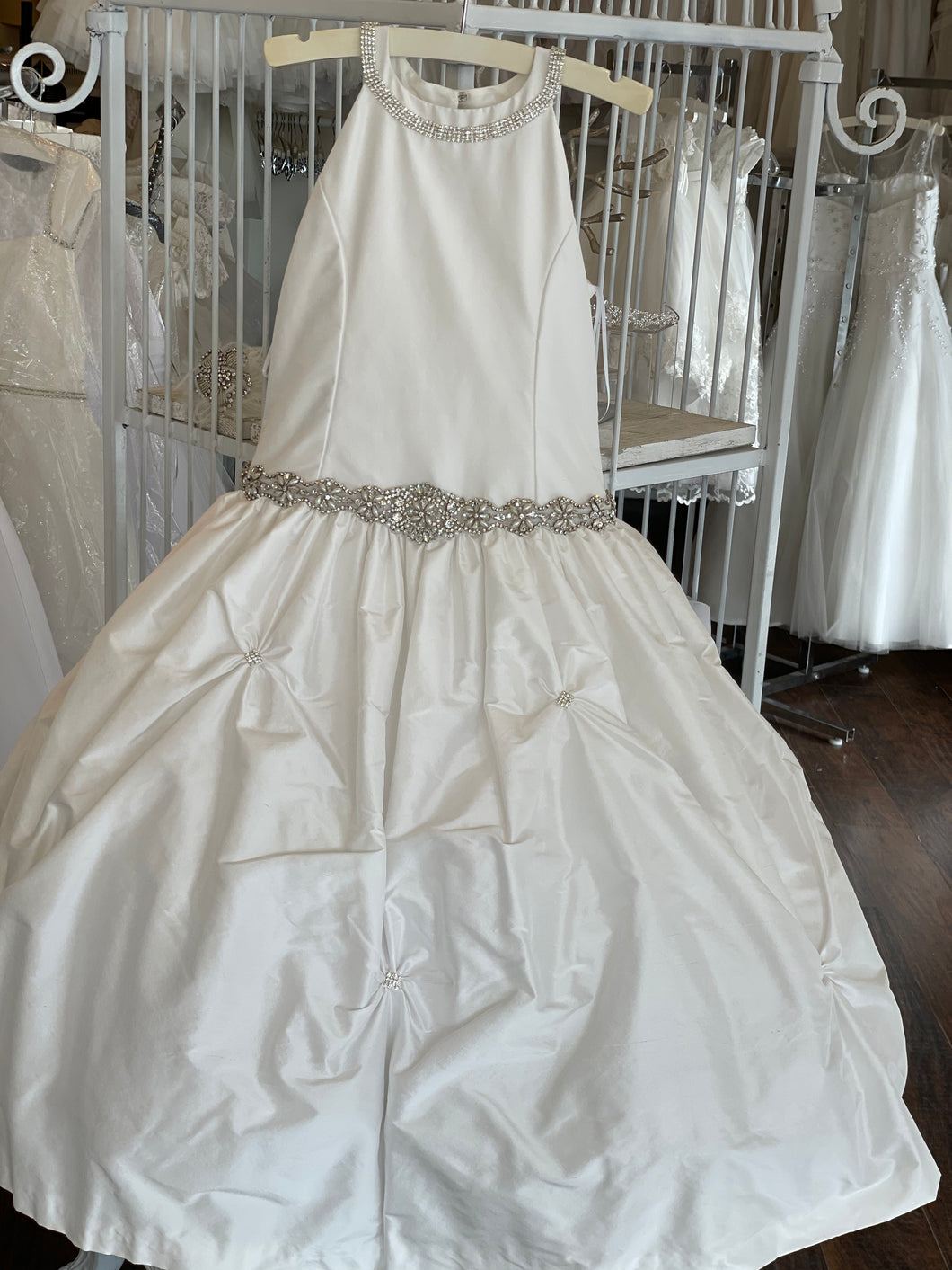 Taylor Couture Communion Dress - Christie Helene Size 7 Sample
