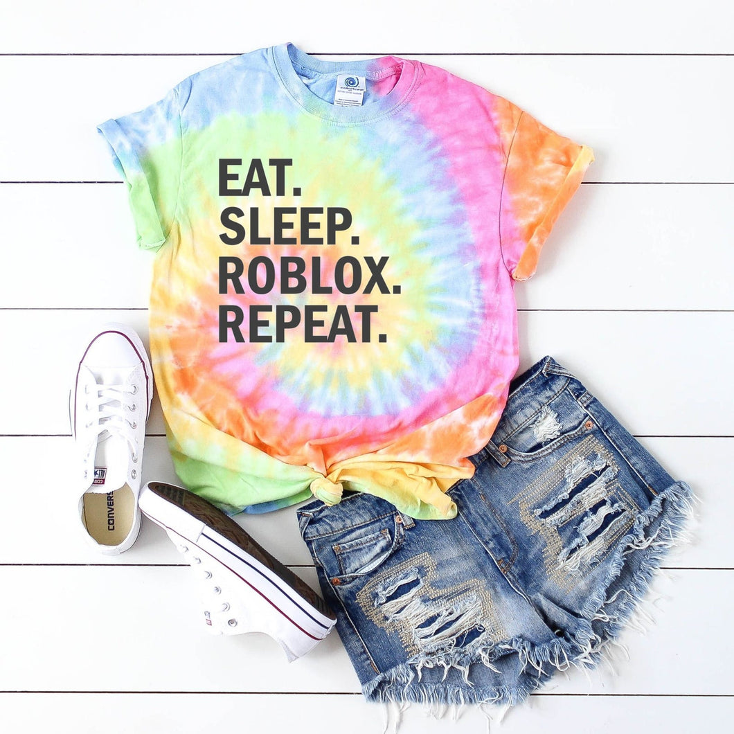 Eat Sleep Roblox Repeat Shirt design svg, Roblox cut files Shirt ,Roblox  Birthday Shirt png, Tie Dye Shirt, Roblox Girls Shirt eps,Quarantine and Roblox  Shirt, - Buy t-shirt designs