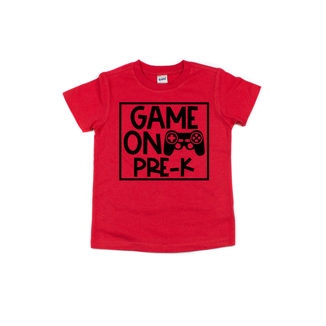 Game on PreK Shirt for Boys