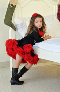 Red and Black Pettiskirt
